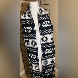 Star Wars Name Rebel Imperial Logo Jacquard Scarf